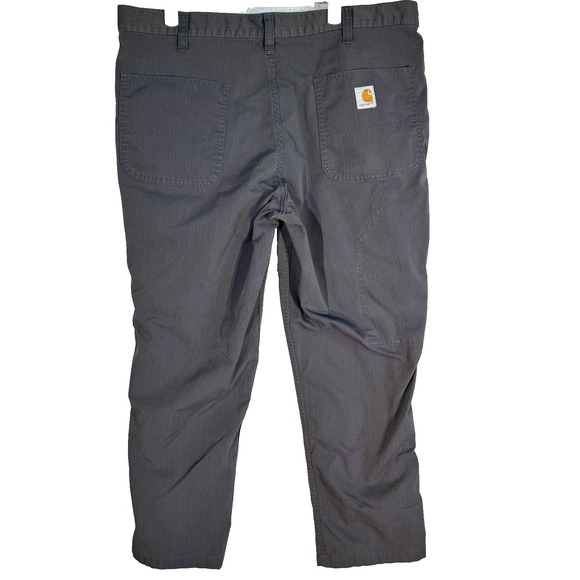 Carhartt Pants Mens 36x28 Gray Relaxed Fit Ripstop Outdoor Workwear Utility - Picture 2 of 8